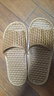 果洛菲（GUOLUOFEI）藤编男女凉拖鞋夏季草编竹子地板软底防滑男士 新型竹底 40-41 实拍图