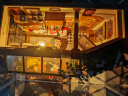 若来diy小屋小熊餐吧积木玩具拼装模型房子立体拼图母亲节礼物 实拍图