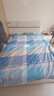 南极人（Nanjiren）纯棉被套单人150x200x230cm被罩单件100%全棉磨毛床上被单四件套 蓝格子【A类全棉磨毛】 单被套 160cm*210cm 实拍图