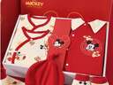 迪士尼（Disney）婴儿衣服0-6个月新生儿礼盒秋冬季宝宝满月见面礼待产包A类用品 森林米奇粉26件套四季款 礼盒装 66cm (建议0-5个月) 实拍图