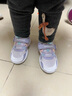 乔丹女婴童运动鞋儿童春秋季密网跑步鞋幼童鞋子 蒸汽紫/轻透紫25 实拍图