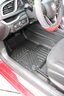 卡骐盾奔驰GLC300L C260 A180E级GLA220  GLB200 GLE450 EQB350汽车脚垫 包门槛TPE脚垫+红色纳米绒垫 四/五座-新款专用无异味防水全包围 实拍图