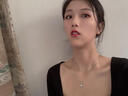 纪诗哲（GIEVSZHE）铂金PT950四叶草白金项链莫桑钻吊坠520情人节生日礼物送女友老婆 【十一仓直发/当次日达】轻奢款-镶优质无暇莫桑钻 实拍图