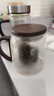 忆壶茶（YIHUTEA） 玻璃茶杯加厚水杯大容量茶水分离杯办公家用泡茶杯子耐热玻璃杯 【鹰嘴不挂流】透明书辰壶500ML 实拍图