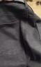皮尔卡丹（pierre cardin）牛仔裤男春季棉弹时尚百搭潮流修身小脚高端长裤子男黑色33 实拍图