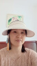 361°防晒帽子女空顶户外运动骑行健身运动防紫外线太阳帽 实拍图