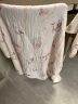 babycarebabycare婴儿浴巾新生儿童竹棉纱布洗澡巾无帽115*115cm跳舞熊 实拍图
