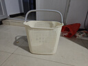 京东物流 脏衣篓家用脏衣服收纳筐脏衣篮浴室洗衣篮神器收纳筐 奶油黄 中号+大号【优惠2件套】 实拍图