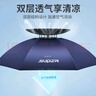 渔之源钓鱼伞帽头戴式雨伞帽防晒斗笠折叠头顶伞大号遮阳防雨帽伞父亲节 【SUPER橡胶款】双层黑胶 中号+冰袖 实拍图
