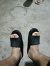 夏季凉托小清新居家居室内2024新款家用浴室防滑情侣eva拖鞋 黑色 40-41 实拍图