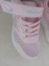 Skechers斯凯奇童鞋运动鞋男女儿童鞋魔术贴秋冬鞋中大童跑步鞋405315L 【透气款】女童-白色/WHT 36 实拍图