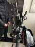 凌云鹤电动车雨伞支架固定伞支架自行车婴儿车收缩支撑雨伞架 黑标-两折伸缩款【升级加厚】 【安装便捷 安全稳固】 实拍图