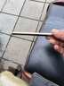 全钢霸王棍茶刀家用水果削皮牛排手把肉刀露营随身携带菜刀工具刀 银色 实拍图