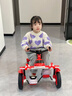 贝特萌儿童飞机漂移车宝宝脚蹬脚踏三轮车滑行摇摆车小孩3-6岁生日礼物 红色+音乐灯光+座椅调节+橡胶轮 山姆同款 实拍图