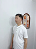 罗蒙【父亲节礼物】冰丝短袖t恤男夏季薄款男士透气polo翻领衫半袖 藏青+灰蓝 XL (建议125-140斤) 实拍图