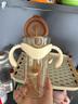 奶爸爸（Nicepapa）吸管奶瓶一岁以上2-3岁ppsu儿童吸管杯大宝宝奶瓶喝水翻盖奶瓶 实拍图