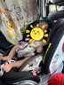 猫头鹰儿童安全座椅0-7岁 360度旋转 isofix硬接口 M173A妙转深空黑 实拍图