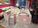 babyhappiness宝宝围栏防护栏婴儿室内家用游戏围栏儿童地上栅栏安全爬行垫乐园 【公主粉】205_246（超大型B） 实拍图