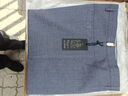 夏季薄款亚麻休闲裤高腰棉麻深裆宽松透气中年商务中老年直筒大码 蓝灰色 34 码=2尺7腰围 实拍图