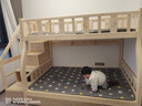 筱环【送货上门包安装】上下床儿童实木床上下铺双层小孩高低子母床 梯柜款+床垫+书架+双抽 上铺宽115下铺宽135-全实木 实拍图