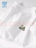 JEANSWEST LIFE真维斯白色t恤男士纯棉夏季宽松休闲短袖情侣潮牌男女款半袖体恤 实拍图