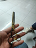 丛林豹爵士专业理发剪刀美发剪刀黑金平剪牙剪无痕柳叶打薄剪发型师专用套装 6.0寸：平剪+无痕牙剪%10-15 实拍图