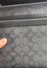 蔻驰（COACH）【品牌直供】男士CARRY ALL经典老花印花手拿包灰黑色人造革 实拍图