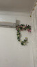 盛世泰堡 仿真玫瑰花藤绿植藤叶仿真花塑料花假花空调管道装饰69头粉色 实拍图