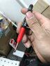 得力(deli)红色单头记号笔多功能深孔标记笔 加长笔头办公用品物流工业专用 红色4支/盒 SK212 实拍图