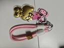 ins粉色0.02gKT猫钥匙扣可爱黄金卡通手机链包包挂件车挂饰送女友 ins粉色0.02gKT猫钥匙扣可爱黄金 实拍图