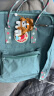 FJALLRAVEN北极狐双肩包kanken男女户外大容量书包电脑包运动旅行背包23510 664-916霜绿色/五彩底纹 16L【可容纳14寸笔记本电脑】 实拍图
