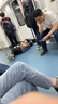 回力男鞋低帮百搭帆布鞋男经典厚底休闲鞋潮流板鞋 H191T 米/深蓝 43  实拍图