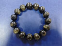 玉致新年礼物天然金曜石手串猫眼黑曜石手链带证书男女寓意补水带证书 双金眼款-10mm珠径（标准女款） 实拍图