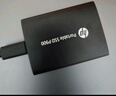 HP惠普 4TB 移动固态硬盘P900（PSSD）USB3.2 ssd 2000MB/s Type-C接口  星耀黑｜手机直连 实拍图