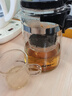 天喜（TIANXI）玻璃茶壶泡茶壶飘逸杯茶具套装大容量茶水分离水杯泡茶杯过滤茶壶 500ml+2小茶杯【升级加厚款】 实拍图