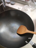 苏泊尔（SUPOR）大铁锅炒锅家用炒菜锅老式煤气燃气灶专用健康无涂层适用圆底锅具 含可立锅盖 34cm 实拍图
