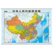 全新修订 高颜值精华知识版挂图 中国地图+世界地图（1.07米×0.76米 加厚高清双面覆膜 更多精华地理知识 家庭学校图书馆背景墙挂画墙面装饰画） 实拍图