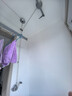 金贵夫人手摇式晾衣架阳台专用升降晾衣杆伸缩晾衣服架子手动晒衣架凉衣架 冰川银【热销推荐】 2.0m 三杆 24个晒孔【高硬度碳钢】+包安装 实拍图