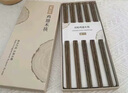 双枪（Suncha）新款鸡翅木筷子 抗菌防霉家用套装 无漆无蜡礼品筷子洗碗机耐高温 【热销款】Logo版10双装（礼盒） 实拍图