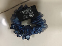Royal sasa皇家莎莎韩国发饰绢纱头花水晶盘发丸子头头绳马尾辫皮筋大肠发圈 蓝色BE 实拍图