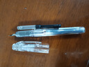 白金（PLATINUM）钢笔钢笔PSQC-400学生用灌墨全透明笔杆钢笔 细字F尖 实拍图