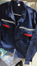  乾朗 春秋防静电工作服套装男女长袖厚款耐磨劳保服带反光条电焊工服汽修工程服加油站电力局工装可定制logo 藏蓝色春秋套装175 实拍图
