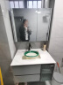 四季沐歌岩板浴室柜组合智能洗手盆柜组合洗漱台洗脸洗手台盆柜组合卫浴柜 80cm岩板陶瓷盆+普通镜柜 实拍图