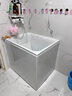 科勒（KOHLER）独立式亚克力浴缸玲纳内外式排水家用浴缸深泡式浴缸带座椅 26759T-L-0左角位85cm0.85m 实拍图