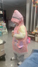 牧萌儿童雨衣男女童幼儿园小童宝宝全身防水男孩雨披 糖果独角兽 S 实拍图