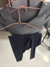 徽昂运动套装女瑜伽服套装跑步健身服速干衣胸垫t恤拼接短袖长裤蓝L 实拍图