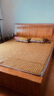 益湘缘夏季麻将凉席竹席子1.8米床碳化夏天1.5米折叠麻将块竹垫三件套 双筋窄边咖色包边包底 单床席1.8米（宽1.8*长2米） 实拍图