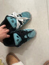 顽刻（ollieskate）顽刻官方面包鞋湖水蓝黑翻毛皮90s复古BAKE男女滑板鞋 BAKE18003 42.5 实拍图
