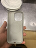 森淳 MagSafe超细纤维布纹内置磁吸适用iPhone17手机壳法兰绒磨砂苹果全包金属高端轻奢新款防摔保护套 银空灰-强磁 苹果16Pro 实拍图