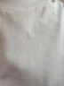 无印良品（MUJI）女式 天竺编织圆领短袖T恤上衣打底衫女款内搭多巴胺女装 白色BB2P6C4S L (165/88A) 实拍图